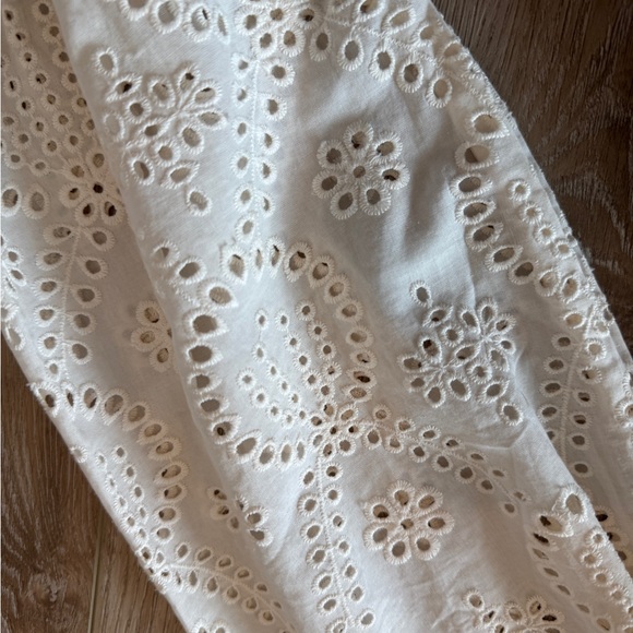 NWT Rails Dhalia Ivory Sweater with Eyelet Sleeves - Picture 4 of 6